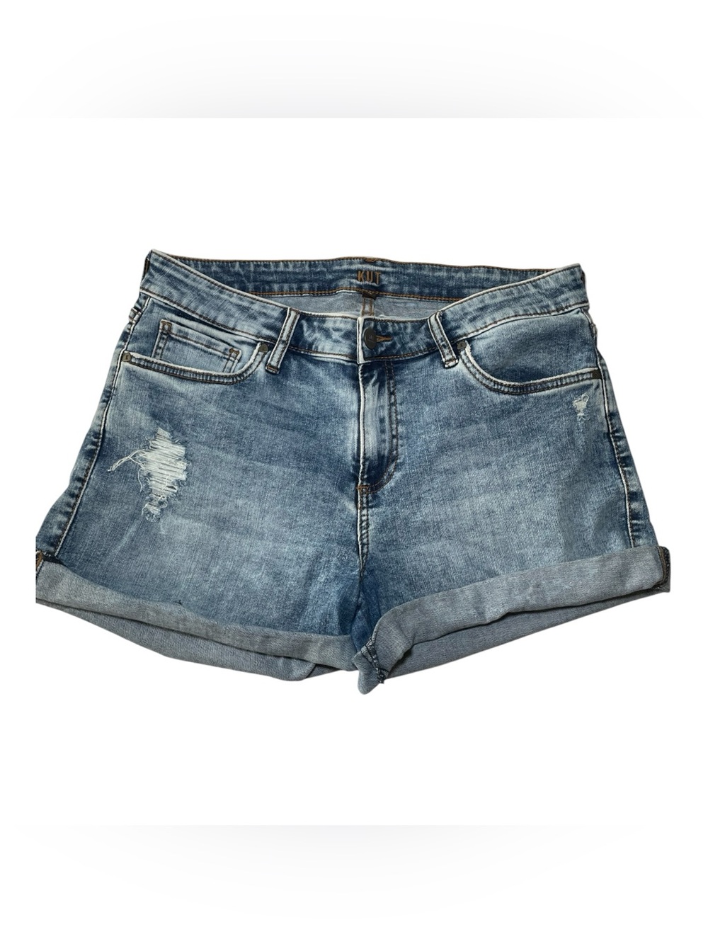 Kut from the Kloth Distressed Denim Shorts | Women’s Size 10